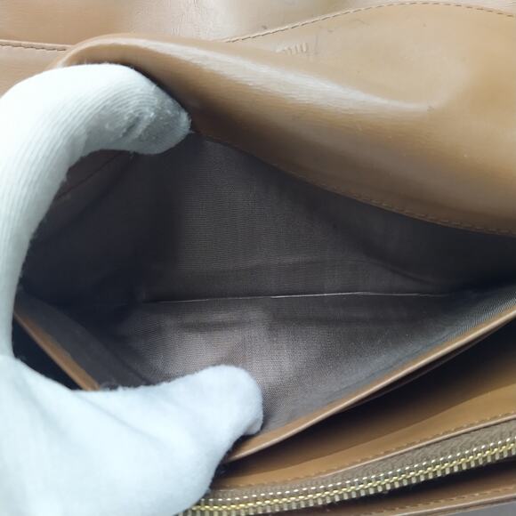 Miu Miu Brown Leather Crocodile Embossed Credit Card Bifold Wallet - Picture 13 of 16